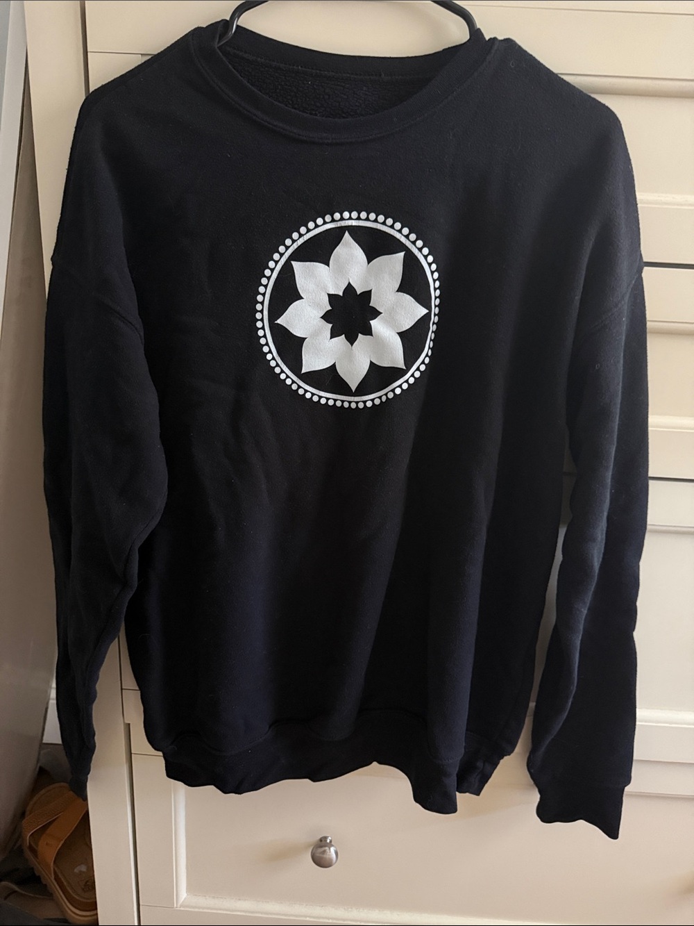 Club Pilates logo - Black Sweatshirt with White Logo